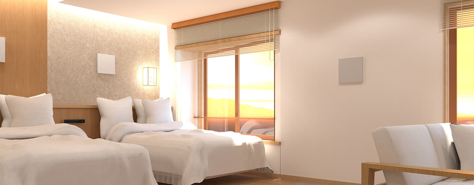 シャワーブース付き客室